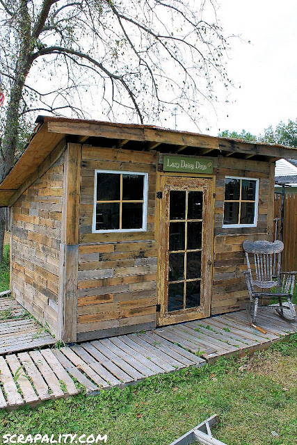 Project: Pallet Shed- Finishing Touches