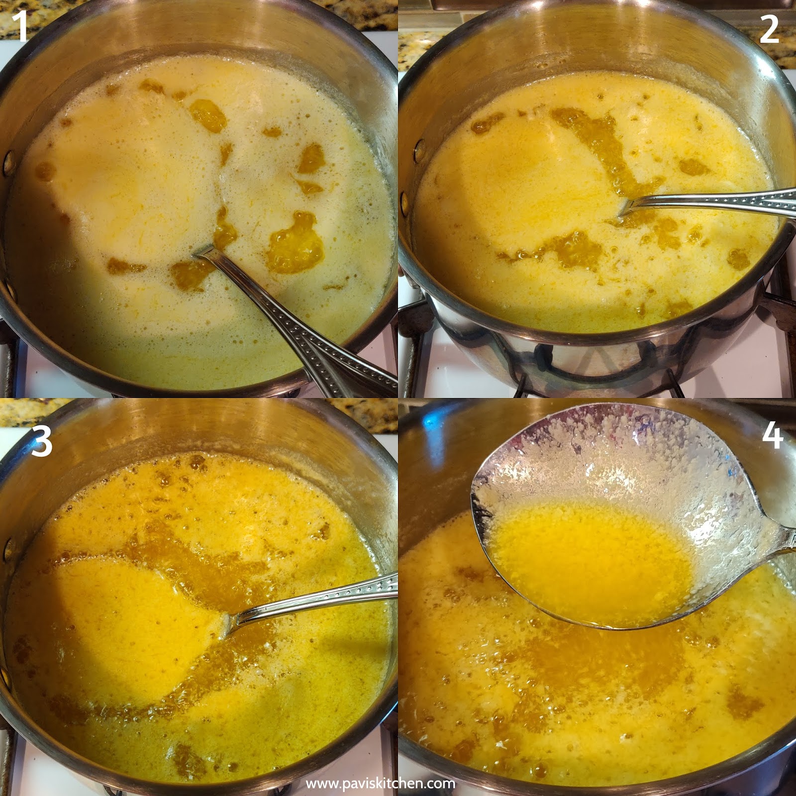 Ghee recipe Indian how to make ghee from butter desi ghee benefits
