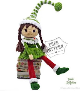 PATRON GRATIS MUÑECA DUENDE AMIGURUMI 45307