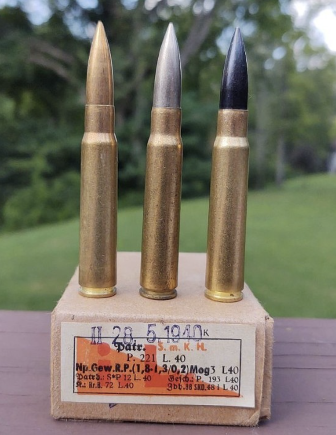 Vintage Outdoors WWII German S.m.K.H. "Super Armor Piercing" Tungsten