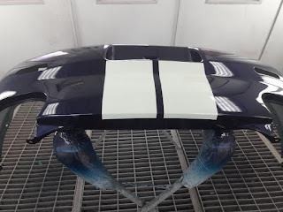 Cobra paintwork on rear panel