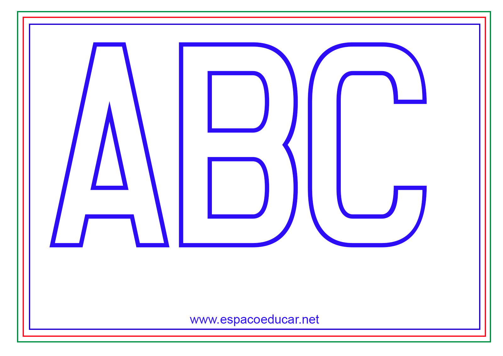 Letras do alfabeto para impressão, Moldes de letras, Letras do alfabeto