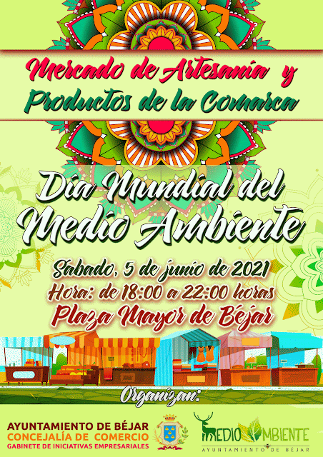 Béjar conmemora el Día del Medio Ambiente con un mercado de artesanía - 4 de junio de 2021