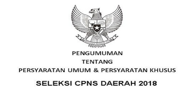 Update!! Baca Persyaratan Umum dan Khusus CPNS Daerah Tahun 2018