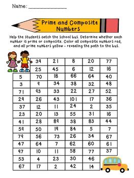 Prime numbers game picture