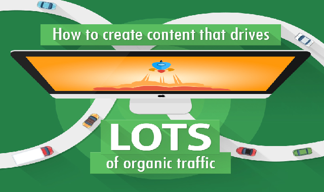 How to Create Content That Drives Lots of Organic Traffic #infographic