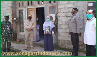 Polres Jember, Salurkan Bantuan Terdampak Covid-19 di Desa Glagahwero