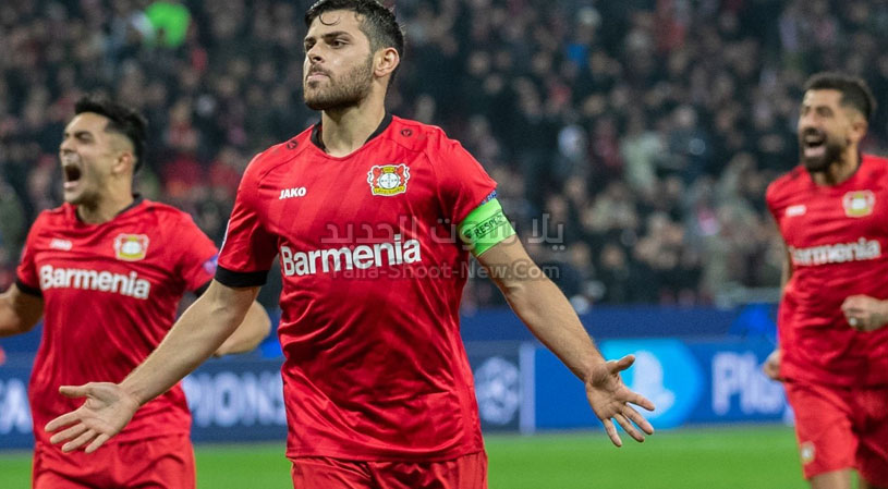 اتليتكو مدريد يسقط امام فريق باير ليفركوزن بهدفين لهدف في الجولة الرابعه من دوري أبطال أوروبا