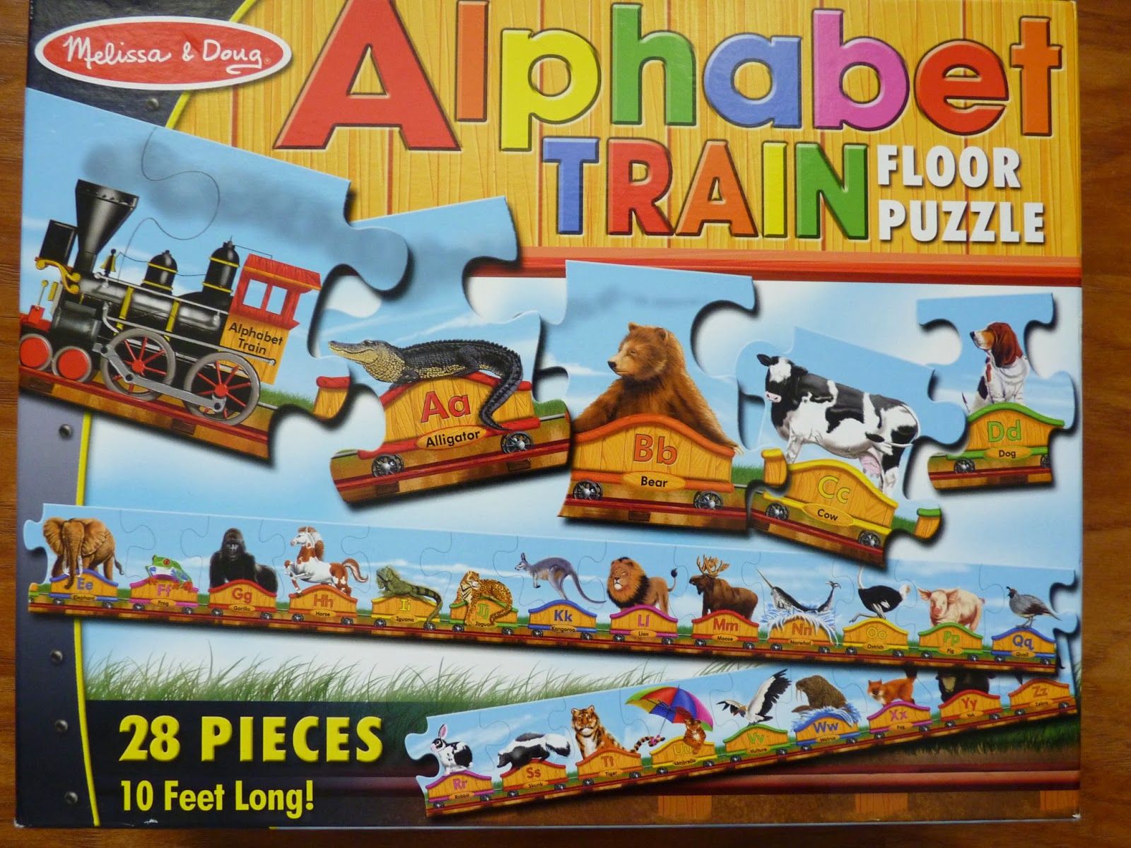 Alphabet train matching letters