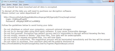 Hive ransomware ransom note Hive ransomware ransom note
