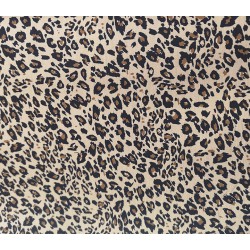 tela de animal print de algodon hidrofugo y antibacteriano