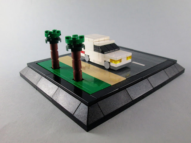 MOC LEGO Carrinha branca 3 wide 