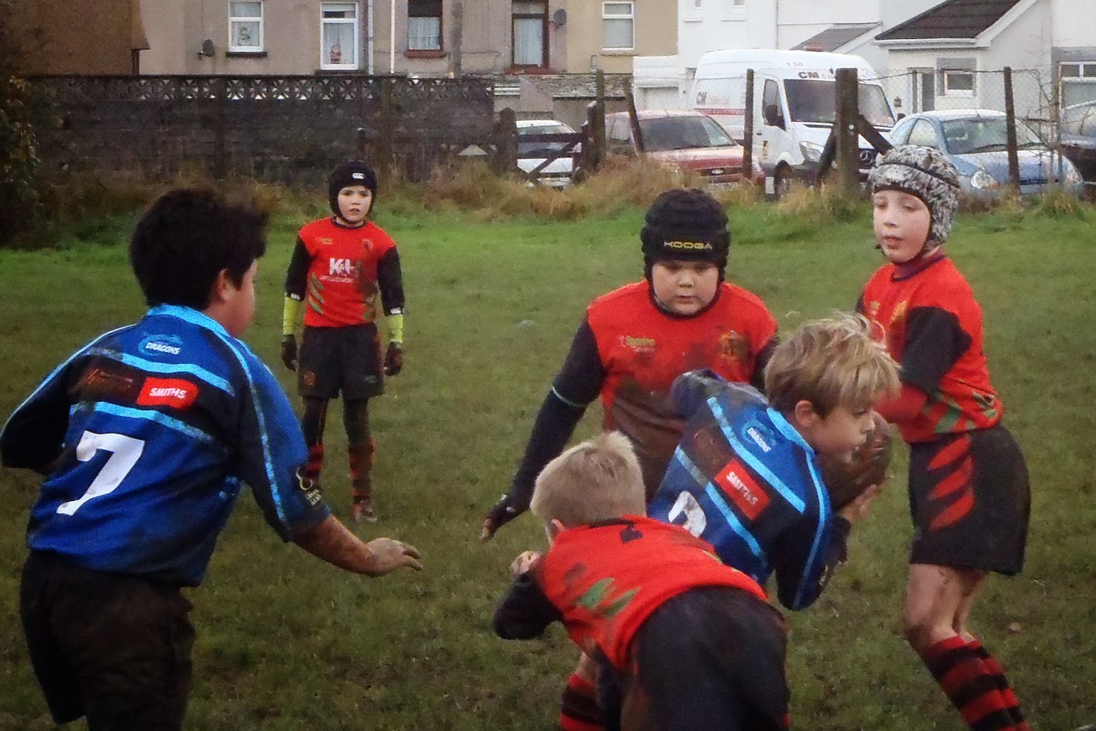 Mumbles Dragons Under 11's Rugby Team: Glynneath V Dragons (Away) 08/12/13