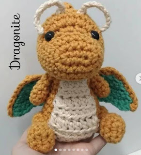 PATRON GRATIS DRAGONITE | POKEMON AMIGURUMI 45670