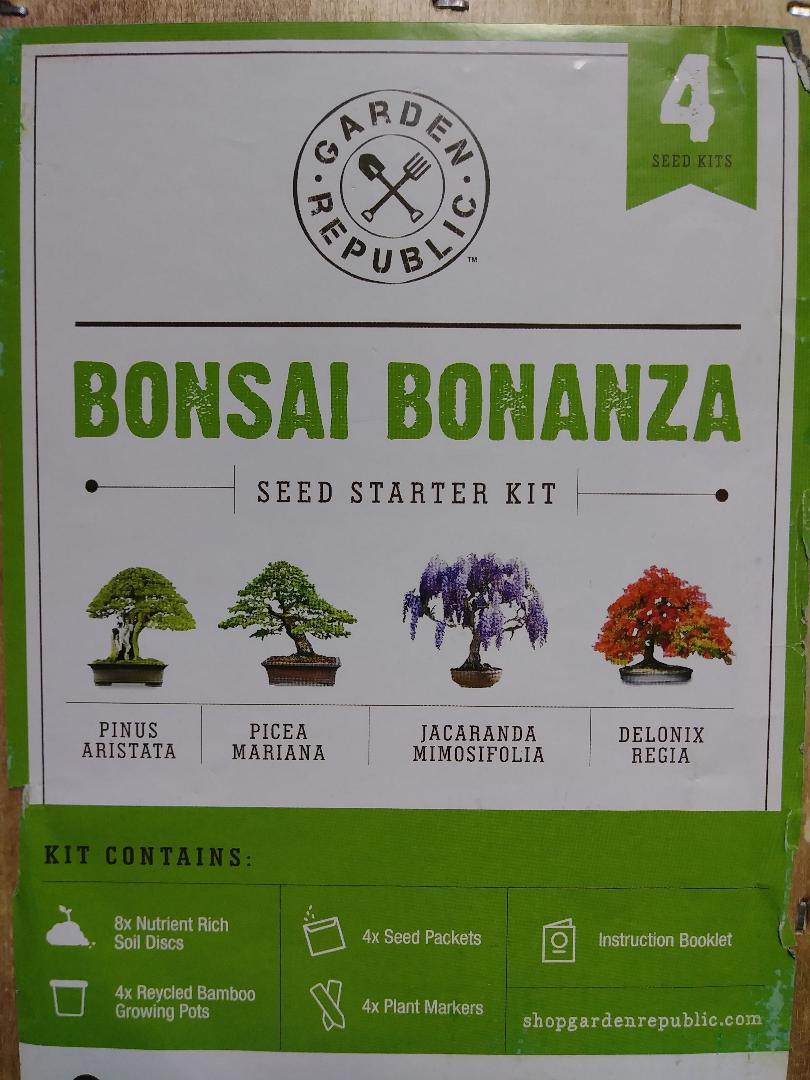 Garden Republic Bonsai Bonanza Seed Starter Kit