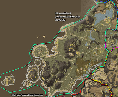 Ebonscale Reach soulwyrm locations map