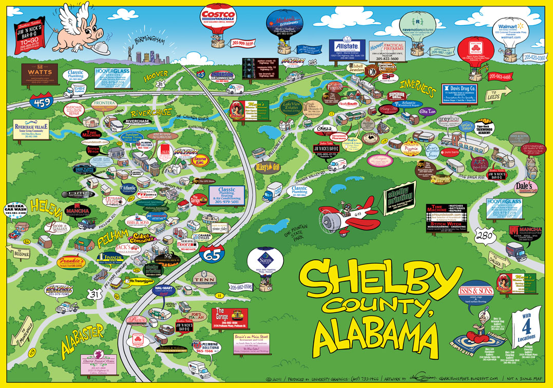 Garrison's Maps: Shelby County, AL Garrison's Maps: Shelby County, AL