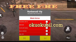 Free Fire 1.50.0 RumberoxD Mod Menu Hilesi Apk Rootsuz 2020