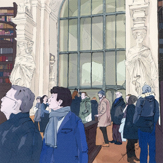 bnf richelieu inauguration paris, carnet de voyage