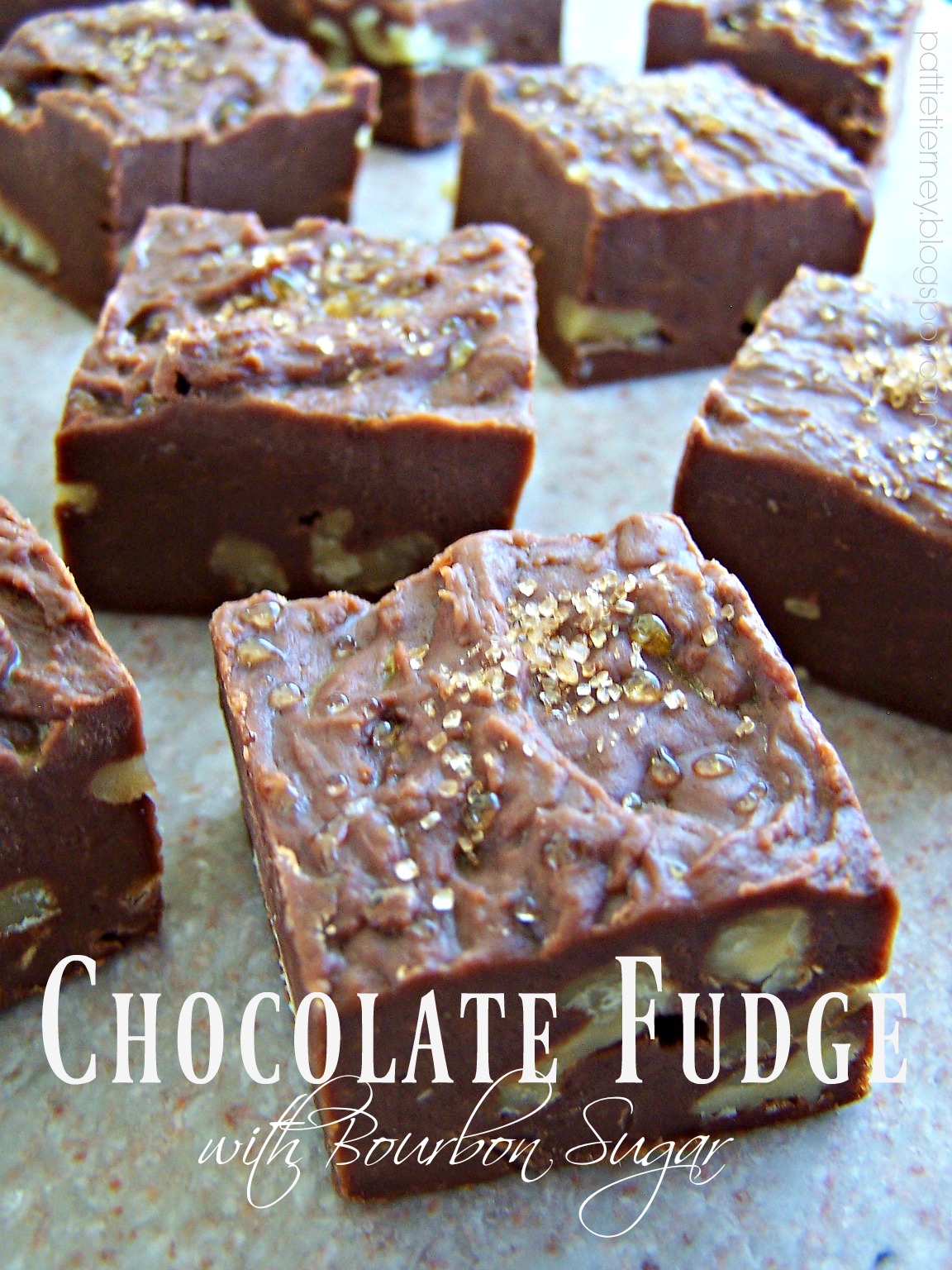 OllaPodrida Chocolate Fudge with Bourbon Sugar