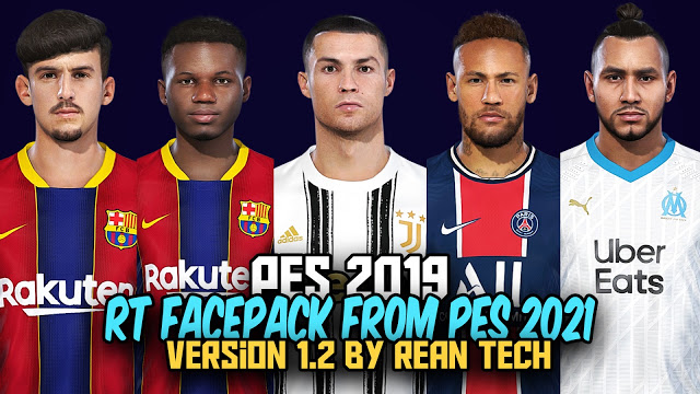 Pes 2019 Rt Facepack From Pes 2021 V1 2 By Rean Tech