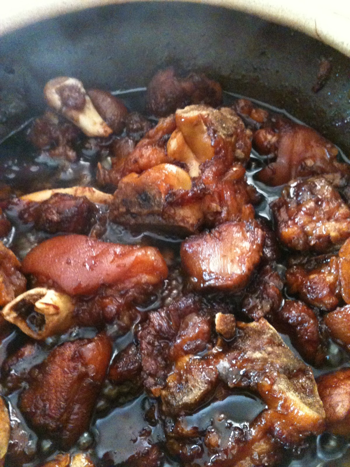 the walk into parenthood Pork Leg Vinegar, anyone?