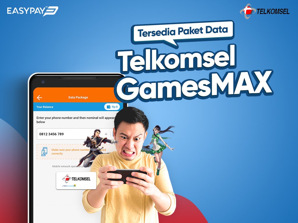 Gambar cara mudah merubah paket GameMax dari Telkomsel menjadi kuota utama