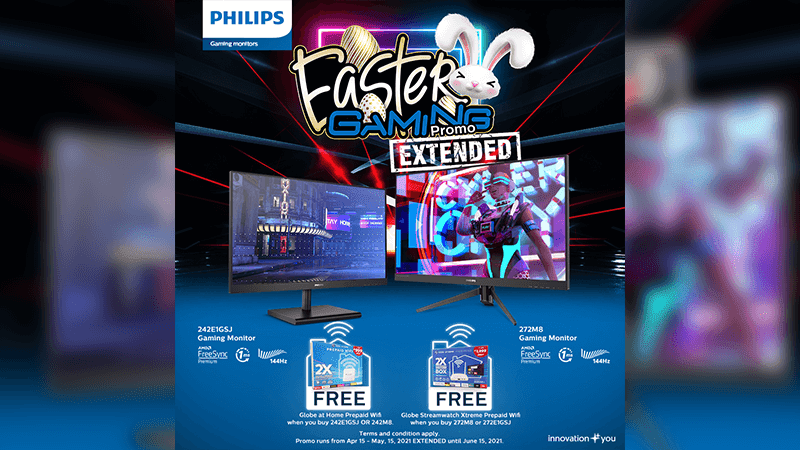 Philips Easter Gaming Promo for monitors extended until June 15