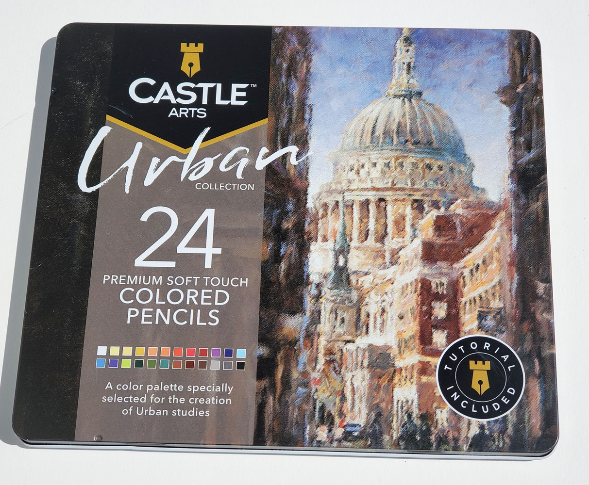 Castle Arts Themed 24 Colored Pencil Set in Tin Box, perfect colors for  'Botanical' Art. Featuring quality, smooth colored cores, superior blending  & layering performance for great results