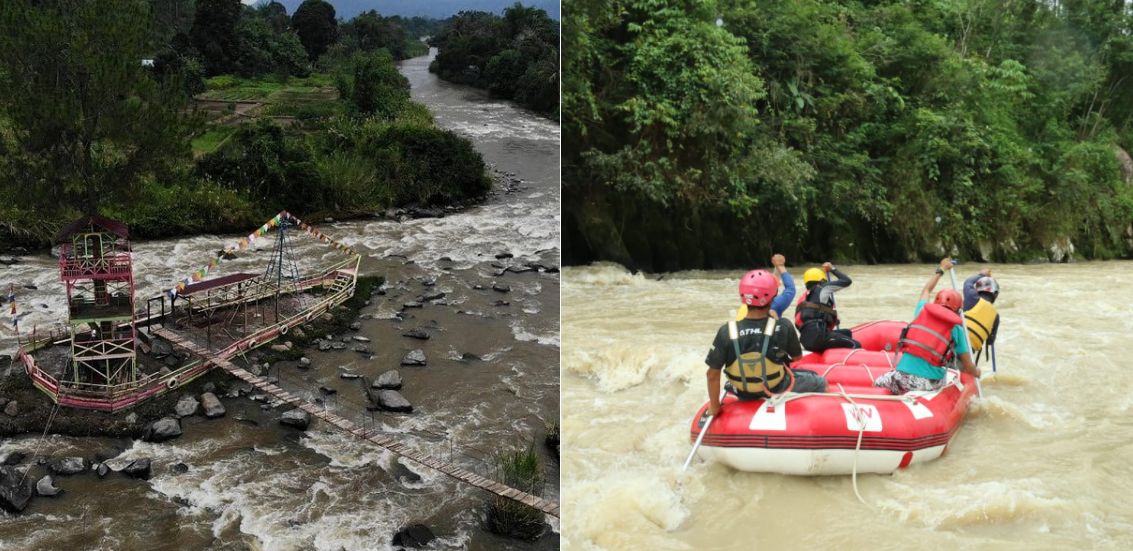 Wisata Sungai Aek Natumandi : HTM, Wahana, Aktivitas Wisata & Lokasi