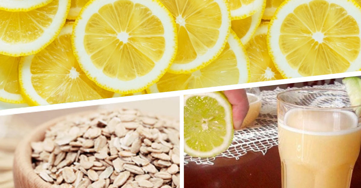 The Famous Oatmeal And Lemon Drink To Get Rid Of 4 Pounds In 5 Days