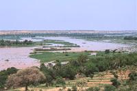 Niger-fleuve en crue