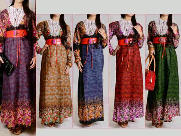 dres pengantin terbaru batik