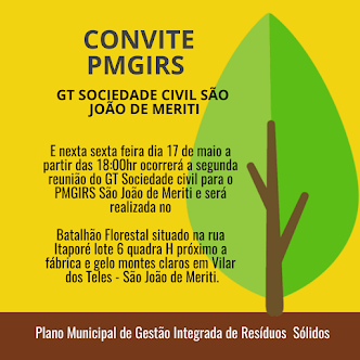 2ª Reunião e Formação de GT para o PMGIRS em São João de Meriti