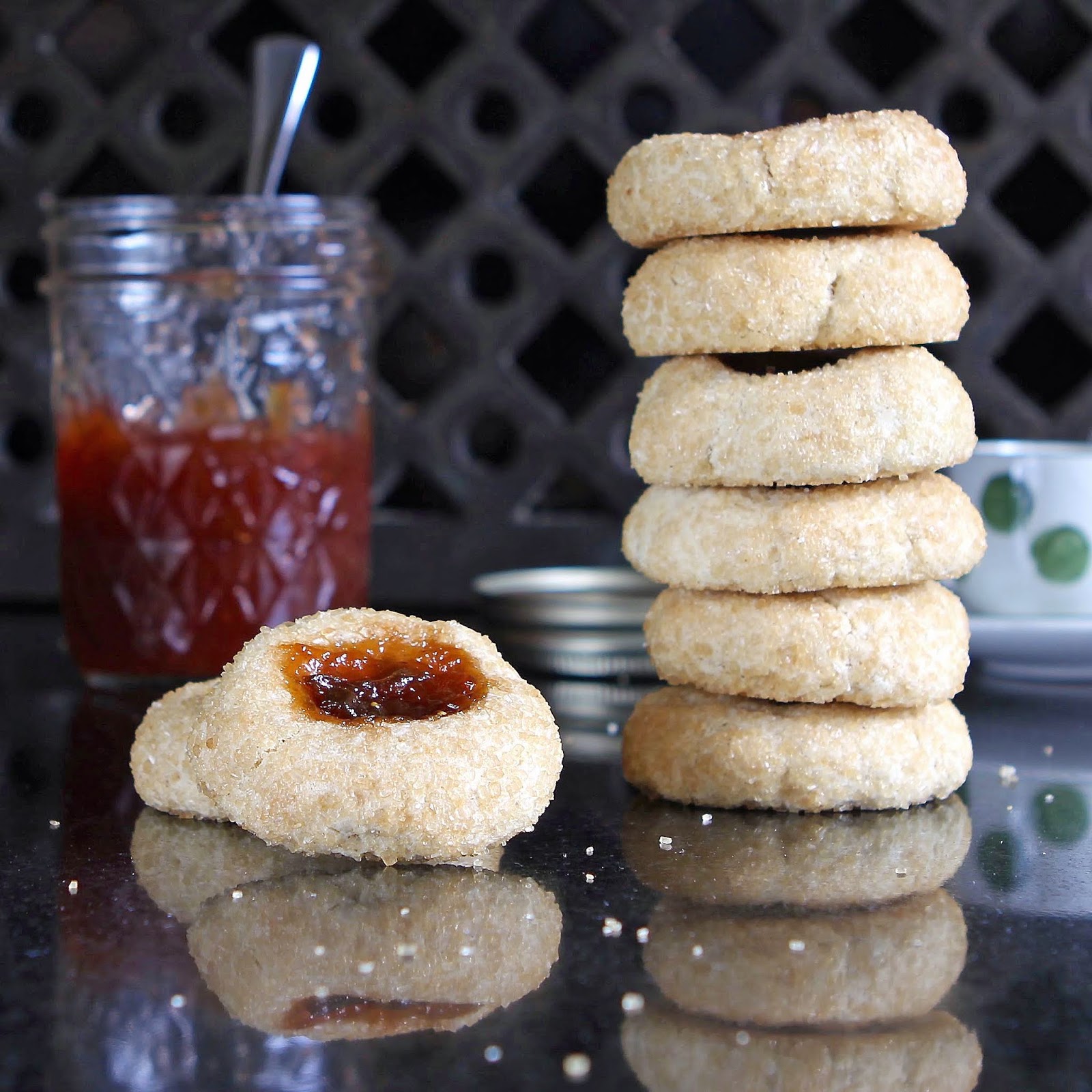 Gluten Free Alchemist Jammy Thumbprint Cookies gluten free