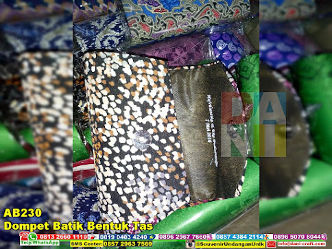 jual Dompet Batik Bentuk Tas