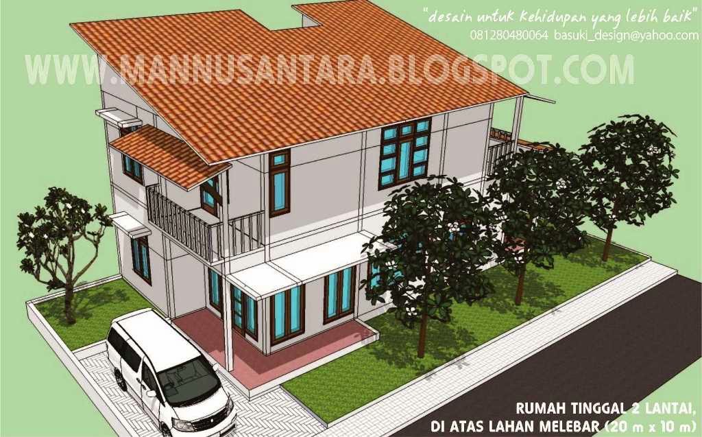ManNusantara Design Indonesia Desain  Rumah  Tropis 2 