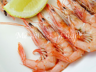 receta malagueña de gambas cocidas