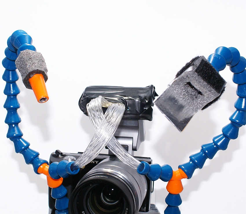 fiberstrobe Twinflash adapter step by step