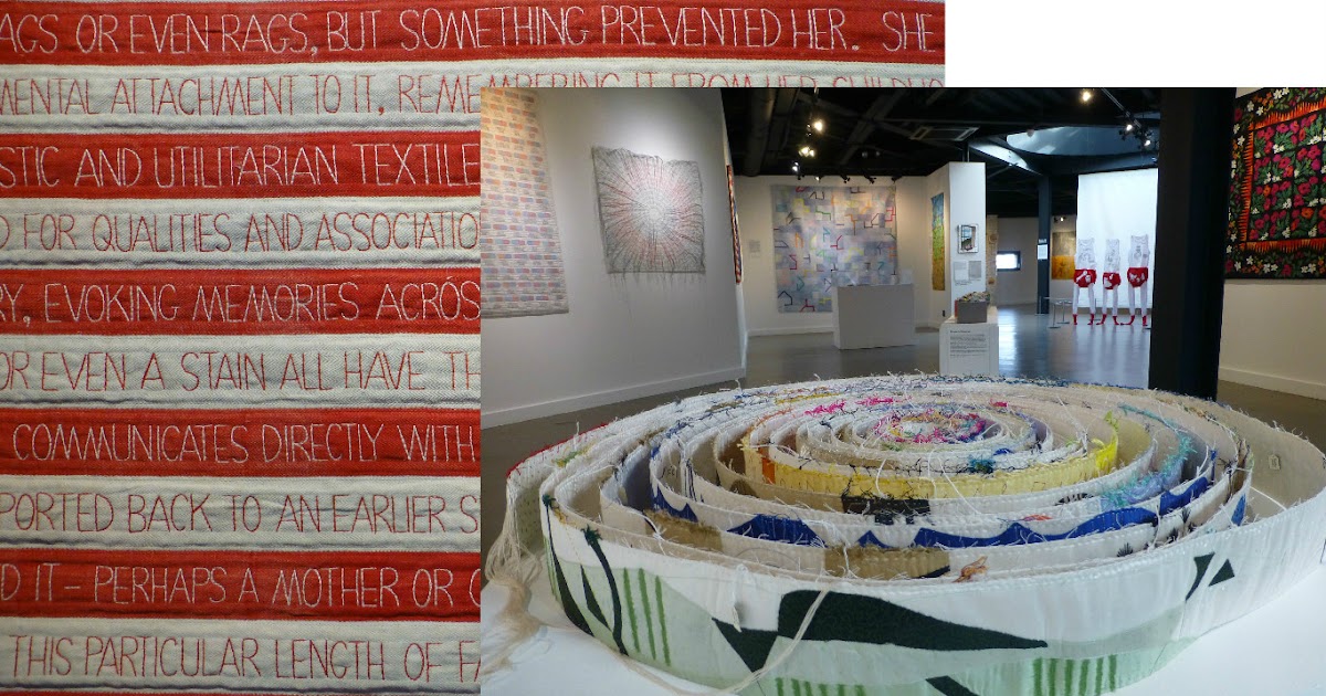 emma wigginton stitched textile art New Quilting exhibition..