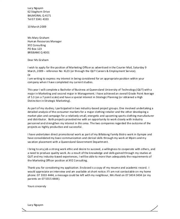 Formal Letter Format Job Birthday Letter