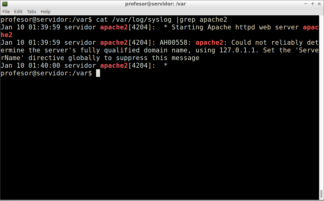 Servicios de Red y de Internet: Instalación de Apache Web Server