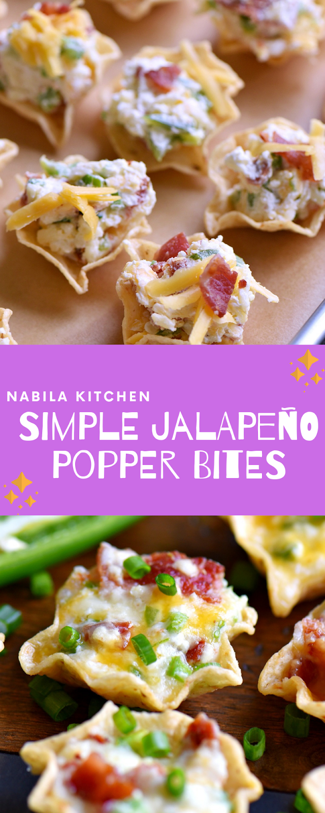 Simple Jalapeño Popper Bites - Nabila Kitchen