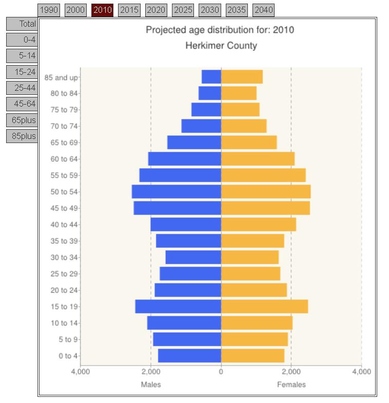 Herkimer and Oneida Counties Census Data Affiliate Population