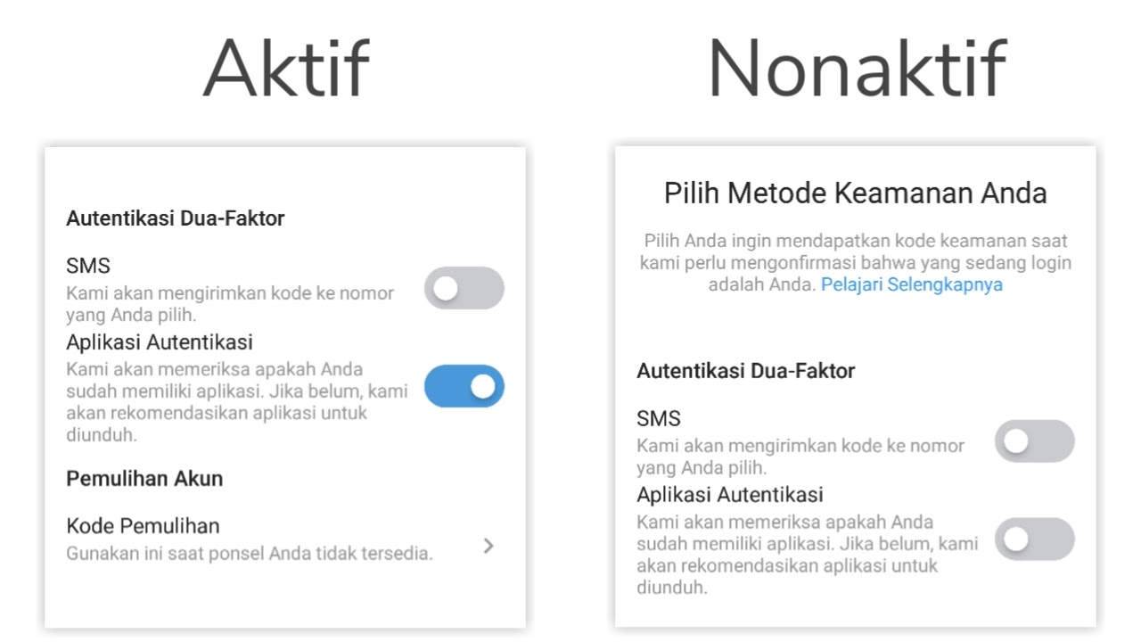 Cara Menonaktifkan Autentikasi Dua Faktor Instagram Halo Instagram Blog