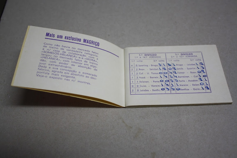 O CANTINHO DAS COLECÇÕES CAMPEONATO NACIONAIS DE FUTEBOL 196970