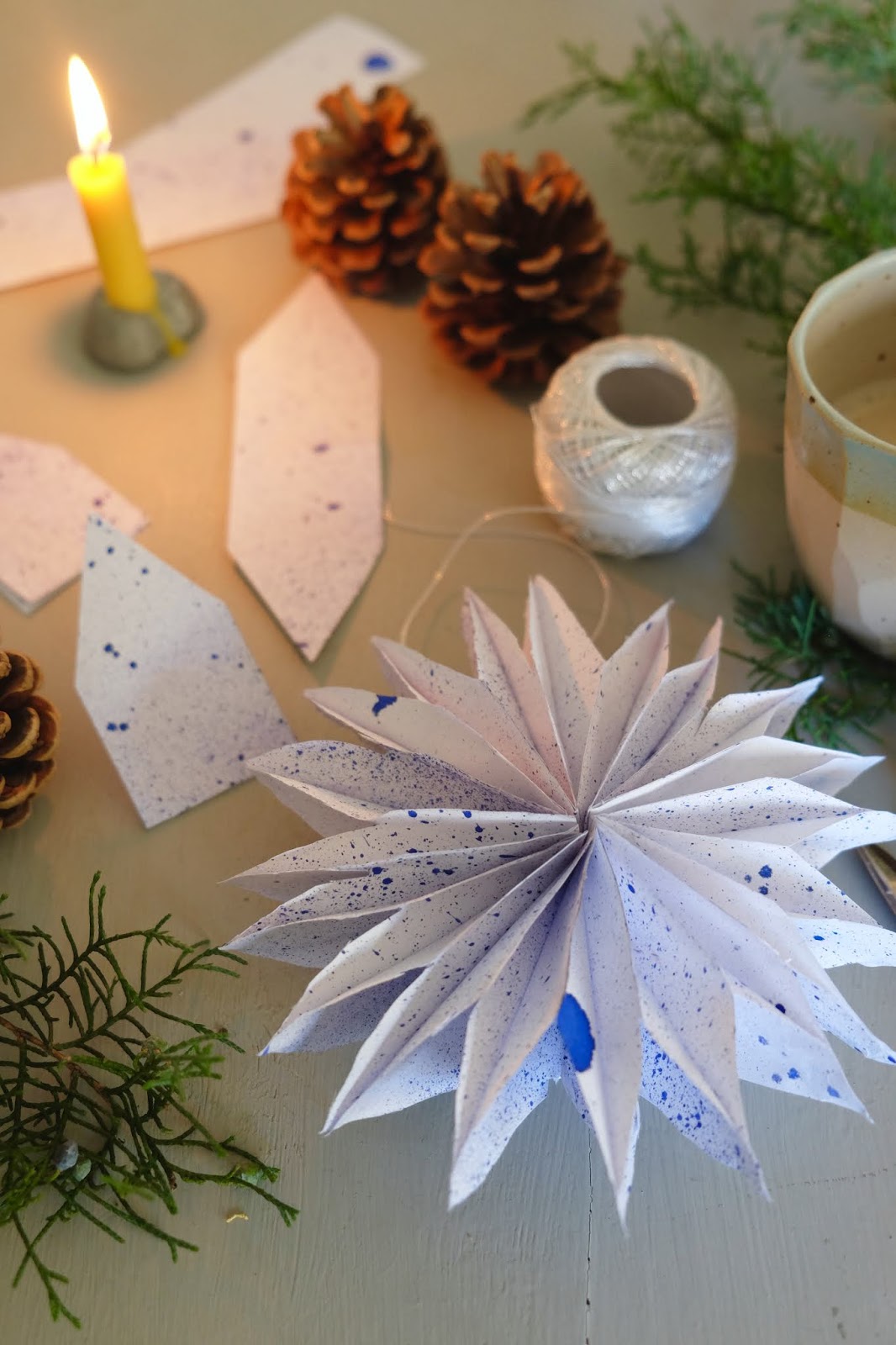 Hej Hanse: Basteln im Advent: Weihnachtssterne aus Papier