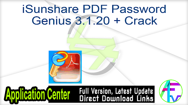 isunshare rar password genius with crack