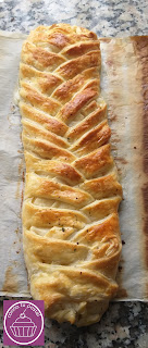 Trenza rellena salada