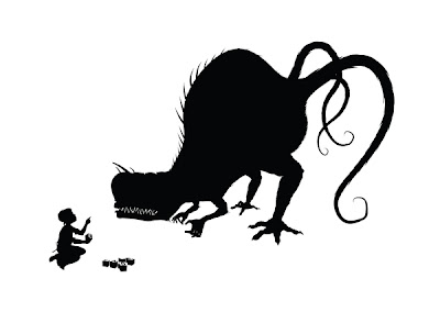 Ilustración en alto contraste de libro para niños. Ilustración en alto contraste de libro para niños.